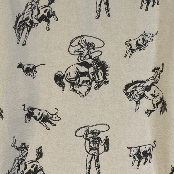 BDG Urban Outfitters Men’s Western Flannel Shirt Size M Cowboy NWT - Picture 7 of 14